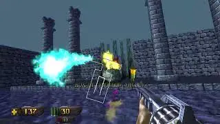 Turok: Dinosaur Hunter(1997): Remastered (2015): Hardcore: Level 4 - The Ruins (All secrets + keys)
