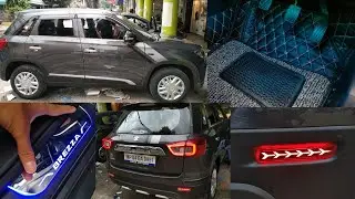 2021 Brezza Accessories, Scuff Plate, Reflector, Body Graphics, Body Chrome Handle, Fog Lamp,