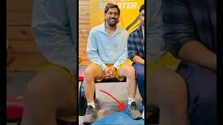 MS Dhoni wearing this Asian shoes😱✅#shoes #menfashion #msdhoni #ytshorts #1k #shorts
