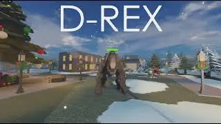 Playing as the D_REX in Jurassic blocky