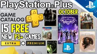 GREAT New PS Plus Update! 15 FREE PS+ Extra/Premium Games REVEALED (PlayStation Plus October 2023)