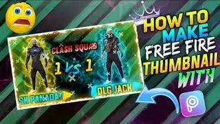 How To Make Free Fire Thumbnail On Android | Free Fire Thumbnail Tutorial || #shorts
