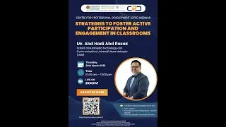 CPD TRAINING (LDU) : STRATEGIES TO FOSTER ACTIVE PARTICIPATION AND ENGAGEMENT IN CLASSROOMS