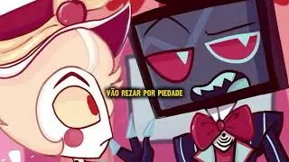 L&uacute;cifer e Vox - Hazbin Hotel em portugu&ecirc;s segunda temporada.