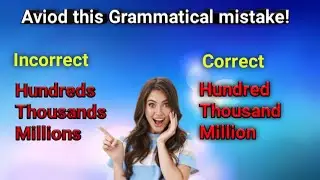 What is correct thousand or thousands? Grammatical mistakes.