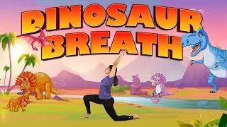Dinosaur Breathing Exercise for Kids  | Kids Yoga  | Yoga Guppy