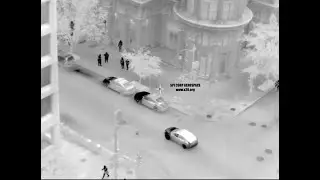 Custom HD OGI VOC ground airborne aerial PTZ stabilized gas optical detection imaging camera system