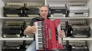 Acordeon Giustozzi - Quarta Musette - 11/4 Registros - 49 cm - Jeferson Oliveira