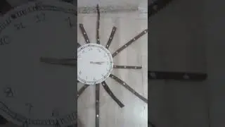 maths activity handmade clock 😊