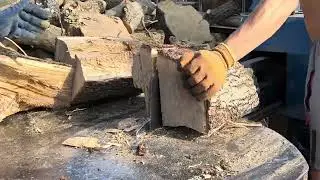 When the Log Splitter Works Non-Stop &ndash; See the Results