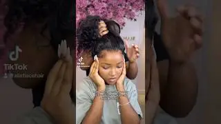 What wig?? Completely glueless wig from A-List Lace Hair. HD Lace wig install in 30 secs #humanhair