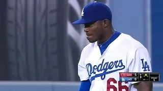 Pujols takes advantage of Puig, tags up