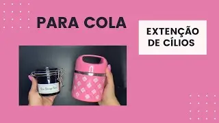 Pote certo para sua cola de c&iacute;lios