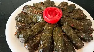 THE MAKING OF LEBANESE ARABIC FOOD,STUFFED SWISS CHARD