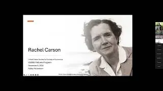 Robby Richardson inducts Rachel Carson as USSEE Honorary Fellow