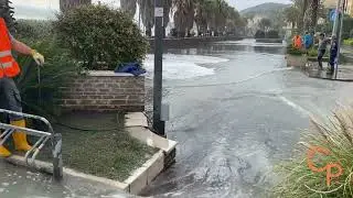 La mareggiata del 3 novembre 2023 ad Arenzano e Cogoleto