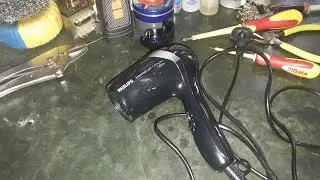 Philips BHD 001 Compact Essential 1200 W  Hair Dryer fan - када се фен укључи чије се чудан звук
