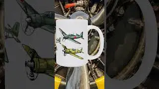 World War II Fighter Planes Coffee Mug | P51 Mustang | Japanese Zero | | Spitfire Fighter | #wwii