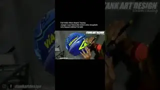 REPAINT HELM REPLICA VALENTINO ROSSI #shorts #repainthelm
