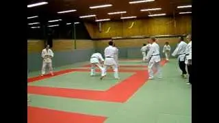 jiujitsu Berlare: Cirkel gevecht tegen meerdere personen