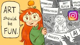 stop overthinking so much, make art that YOU love!
