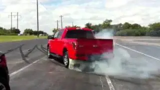2011 Ford F-150 Ecoboost Does A Nice Burnout