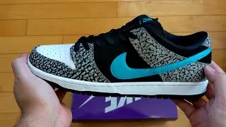 РАСПАКОВКА &laquo;Atmos&raquo; Elephant Grey Nike SB Dunk Low &mdash; #Lowheat