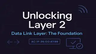 Data Link Layer Explained | OSI Model Layer 2 | Framing, Error Control, Flow Control & MAC