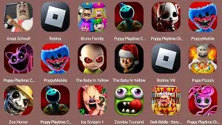 Roblox,Poppy Playtime Chapter 5,Great School Break,Dark Riddle,Papa Pizza's,Poppy Playtime Chapter 4