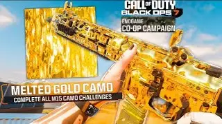 I Finally UNLOCKED *MOLTEN GOLD CAMO* in The New CO-OP Campaign Endgame Mode On BO7!