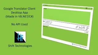 Google Translator (Desktop App) | VB.NET/C# (No API) Flat UI | with Source Code