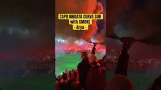 INSANE Ultras, Capo Brigata Curva Sud PSS Sleman Lights Smoke Bomb | Indonesian Football Atmosphere!