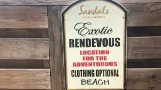 Sandals Royal Caribbean clothing optional beach