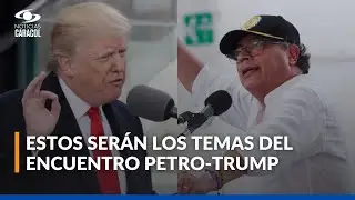 ¿De qué hablará Gustavo Petro con Donald Trump? El mandatario reveló detalles de su encuentro