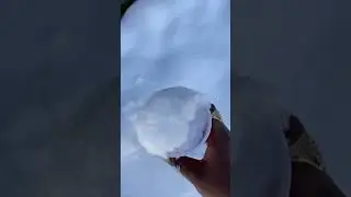 Snow Prank On My Girlfriend 🤣🤣 #funny #comedy #couples