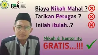 #HaloKUA || Kupas Tuntas Biaya Daftar Nikah