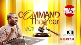 Command The Year 2026 (Grand Finale Prophetic Prayers ) with Pastor Tobi Popoola || 10|01||2026