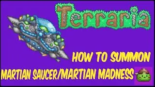 How To Summon Martian Saucer/Martian Madness In Terraria | Terraria 1.4.4.9