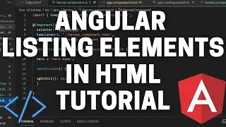 How to use the ngFor Directive in Angular to List Items in HTML -  Angular Tour of Heroes Part 5