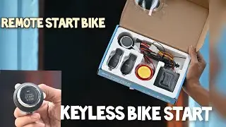 HJG Keyless Push Button Start For All Bikes Cars Universal Fit #pushbutton #keylessbike #key