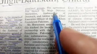 Newspaper Reading for English improvement//Dawn news articles//Daily Current Affairs 