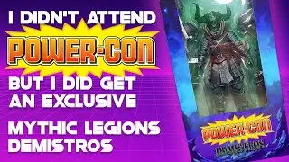 Mythic Legions Demistros Power Con 2023 Exclusive Review