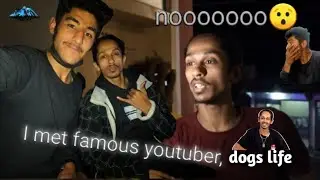 I met Hassansaleem famous YouTuber dogs life at hunza valley 🥰😲@Doogslifee