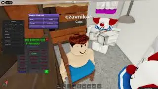 Finding a friend in Roblox.