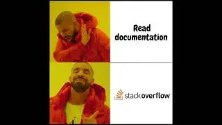 Jump directly to stack overflow? Drake approves 😂 #coding #codingjourney