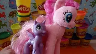Play doh plastelin plasticine My little pony,kinder surprise eggs,fox family,hello kitty,kids toys