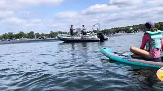 Lysanne Richard plongeon d&rsquo;un h&eacute;licopt&egrave;re &agrave; 24m, Record mondial