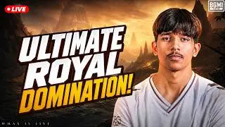 ULTIMATE ROYAL HARD MODE! | JANWAR GAMEPLAY OR WHAT | BGMI LIVE WITH @WmaxGaming6