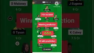 BAW vs TVH || Nature Isle t10 || dream 11 team Prediction toady match || #dream11team