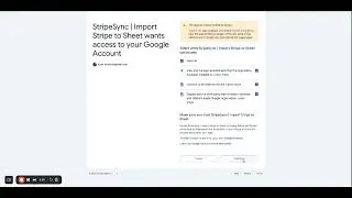 StripeSync | Import Stripe to Sheet | Demo